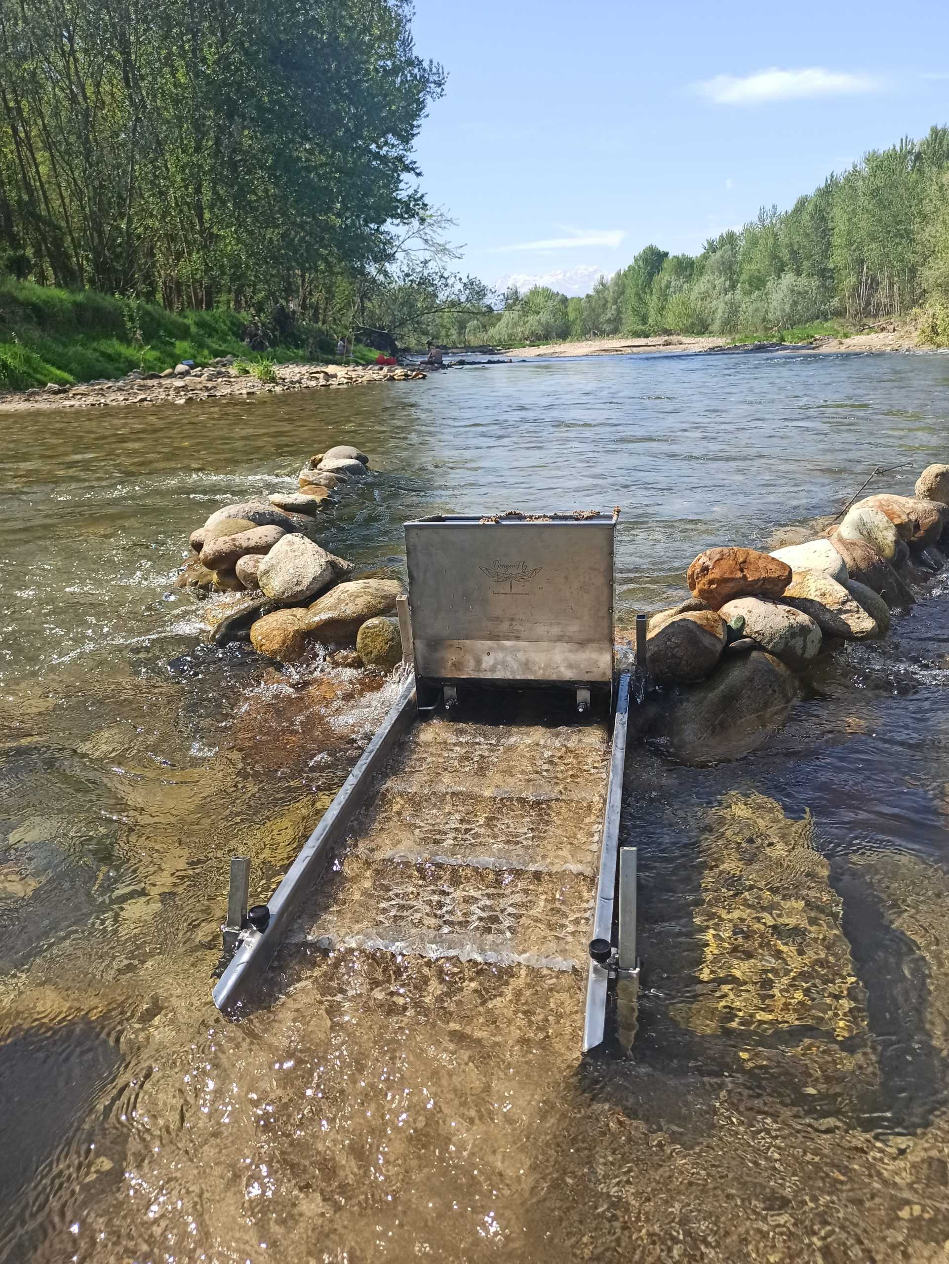 Water Beetle Magnum – Sluice box larga ad alta capacità con tramoggia Dragonfly