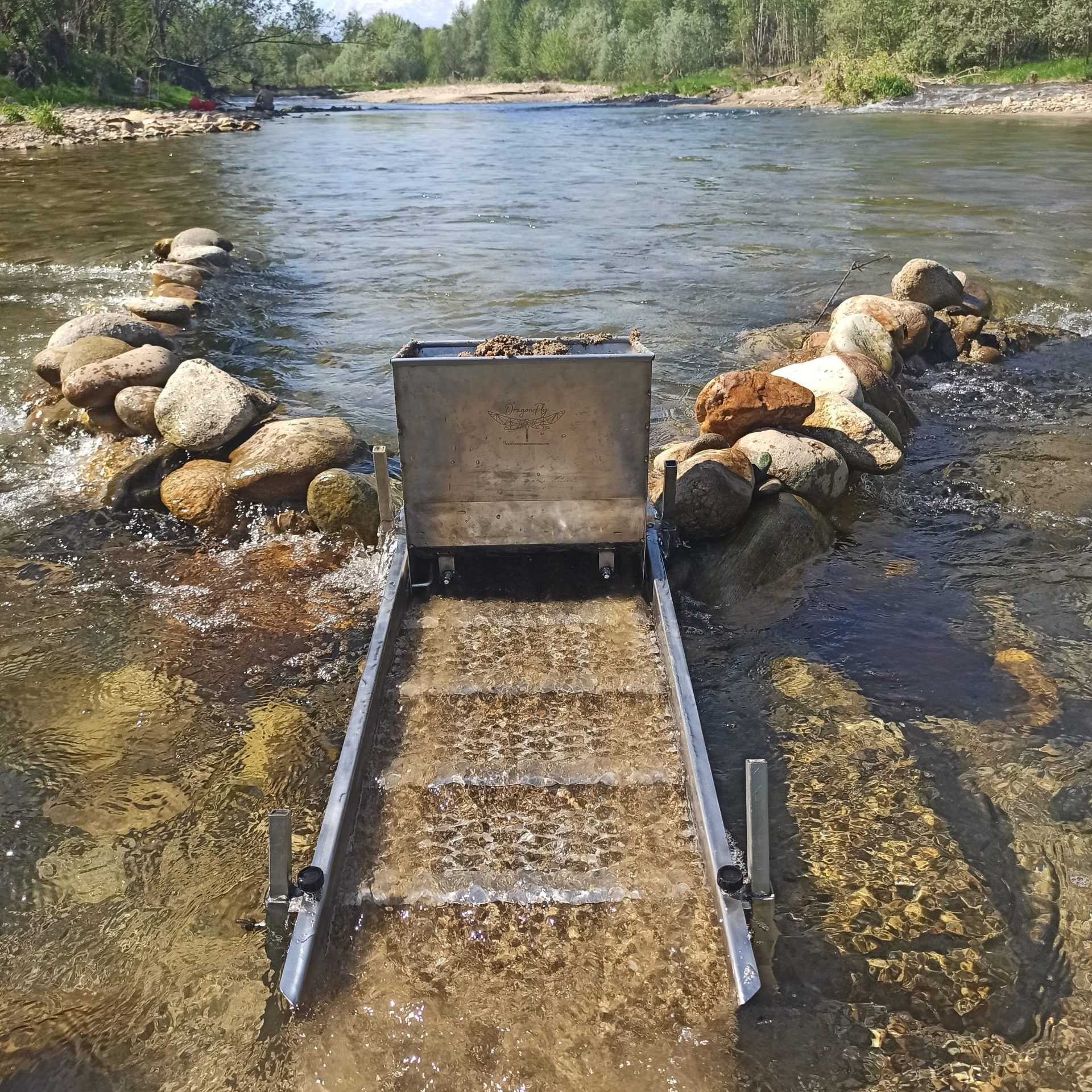 Water Beetle Magnum – Sluice box larga ad alta capacità con tramoggia Dragonfly - immagine 2