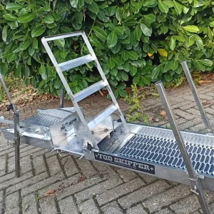 Skipper – Sluice box con setaccio integrato e scarico ghiaia a pedale