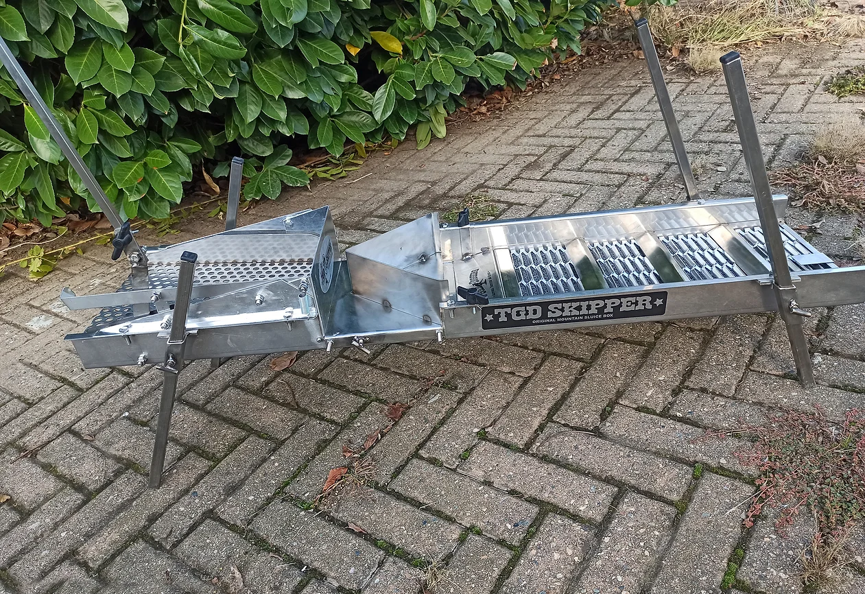 Skipper – Sluice box con setaccio integrato e scarico ghiaia a pedale - immagine 3