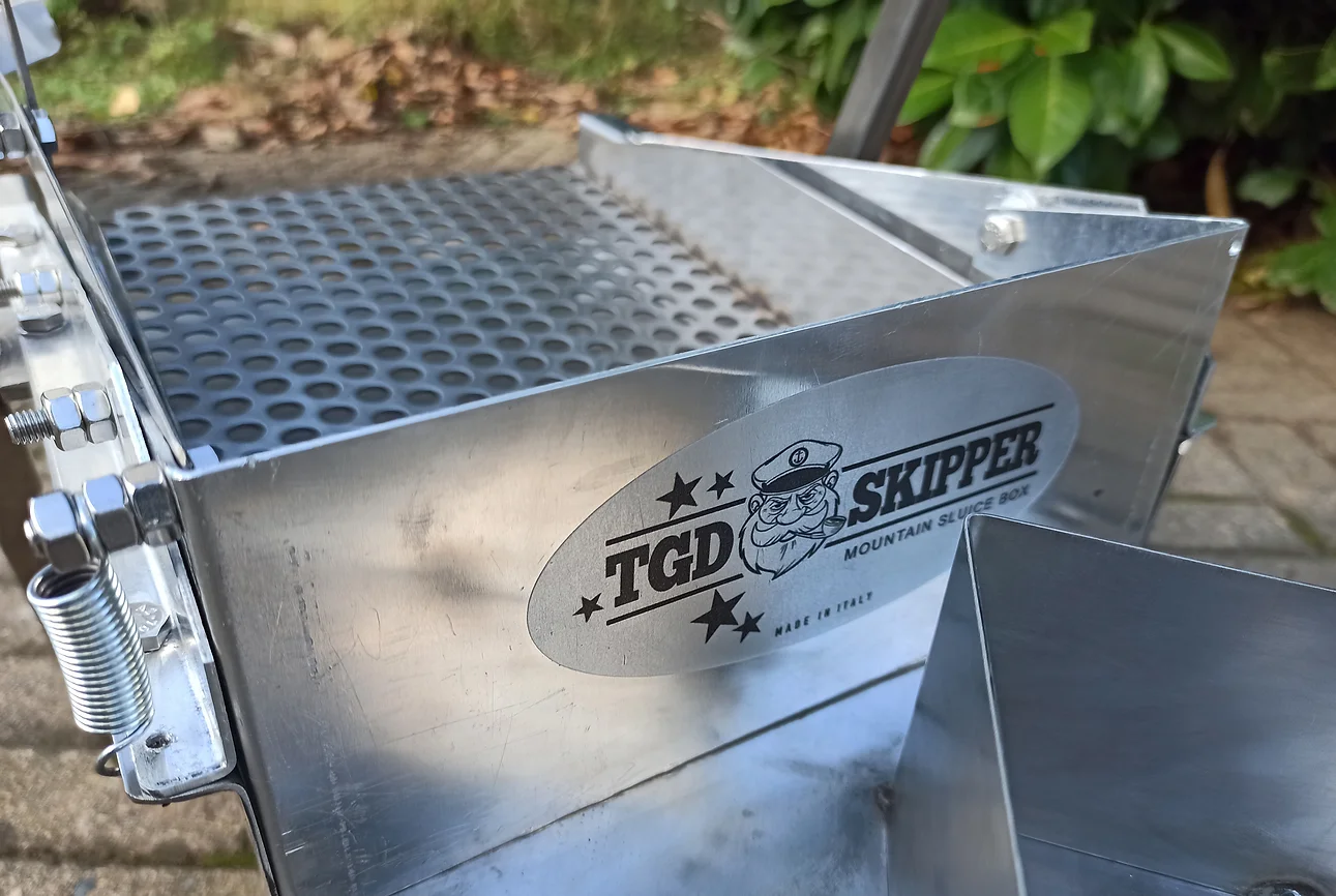 Skipper – Sluice box con setaccio integrato e scarico ghiaia a pedale - immagine 4