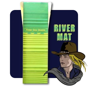 River Mat – Canalina per oro con tappetini in silicone ad alta efficienza