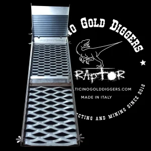 Metal Raptor – Sluice box compatta per ricerca oro portatile
