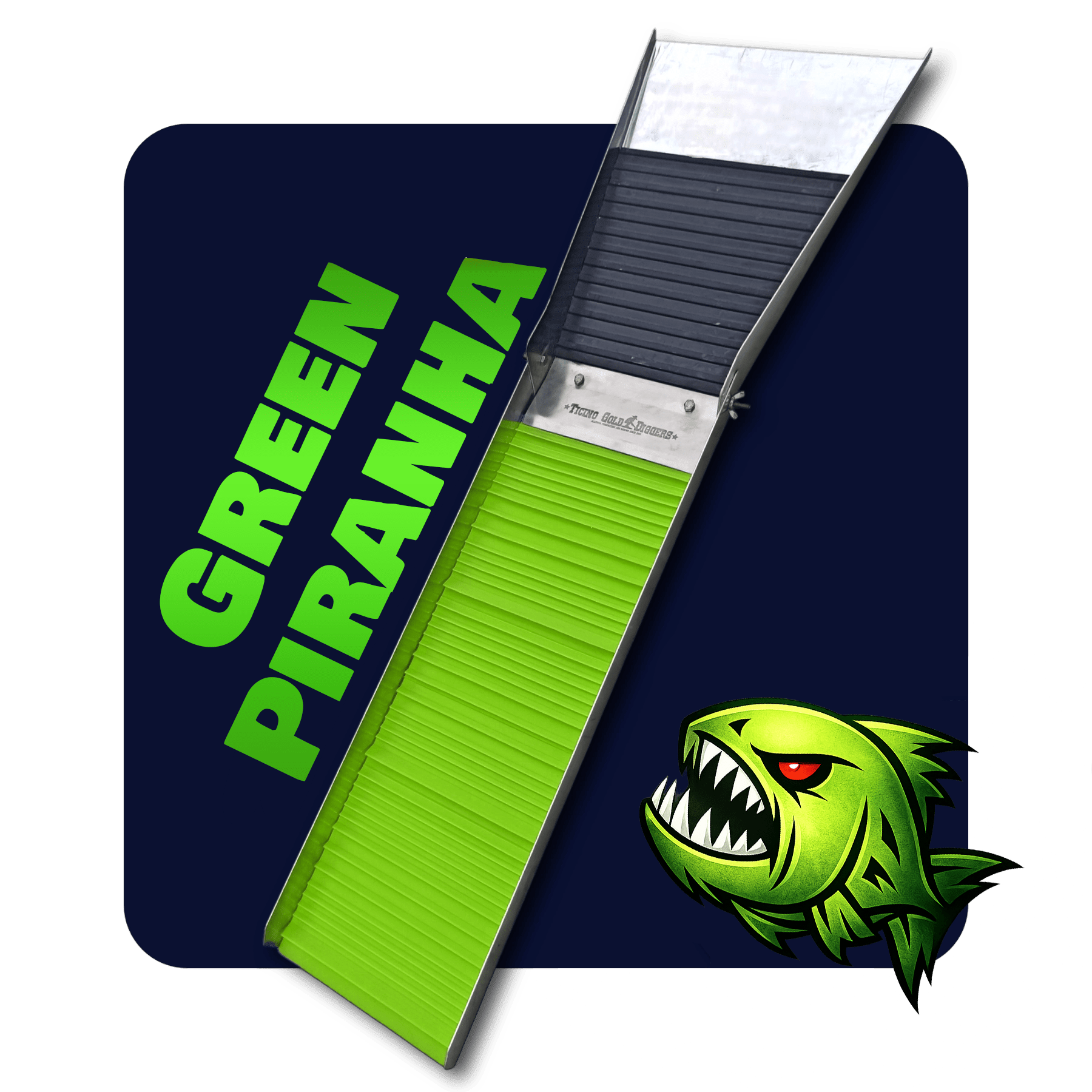 Green Piranha – Canalina per oro alluvionale leggera