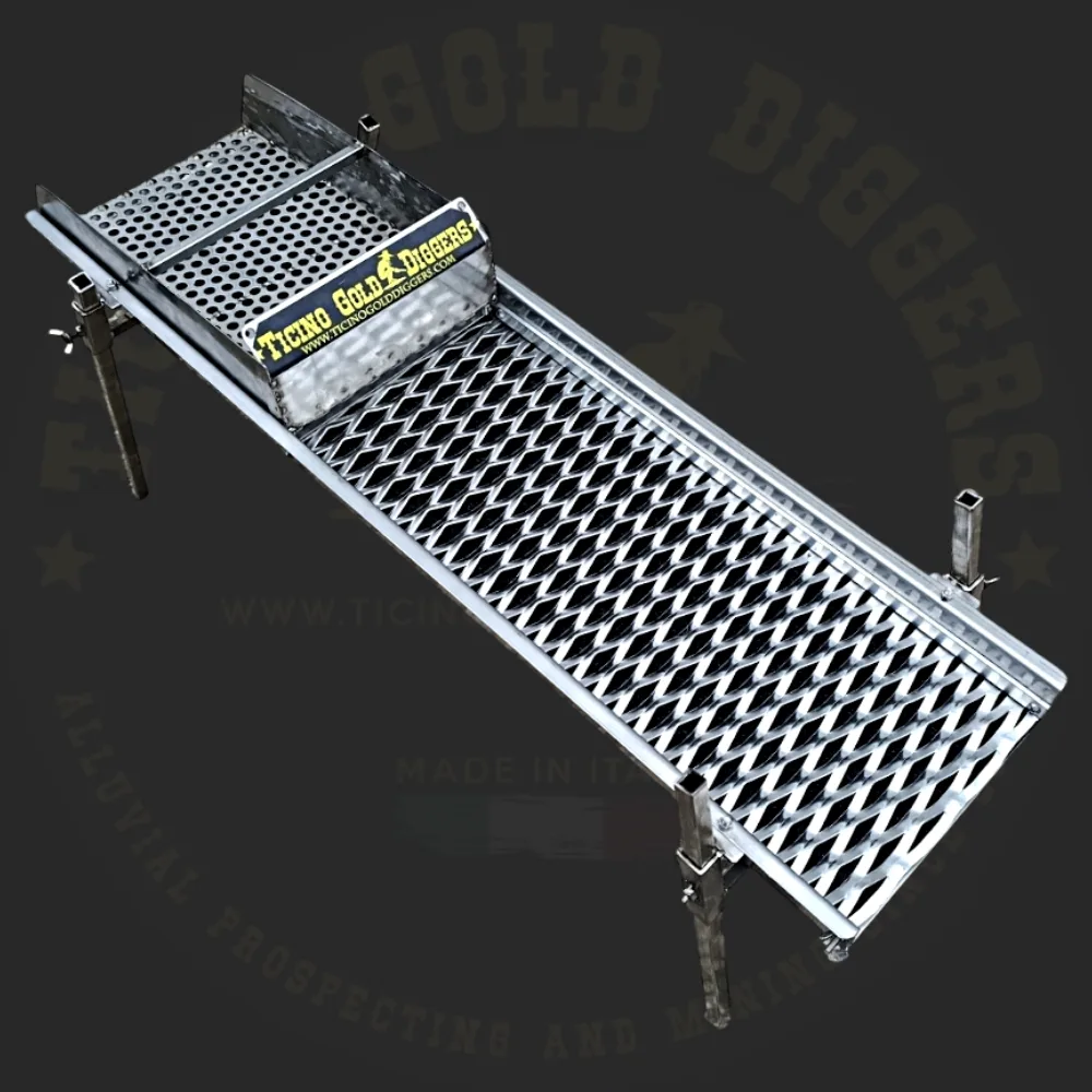 TGD Alien Basic – Sluice Box per ricerca oro con setaccio integrato